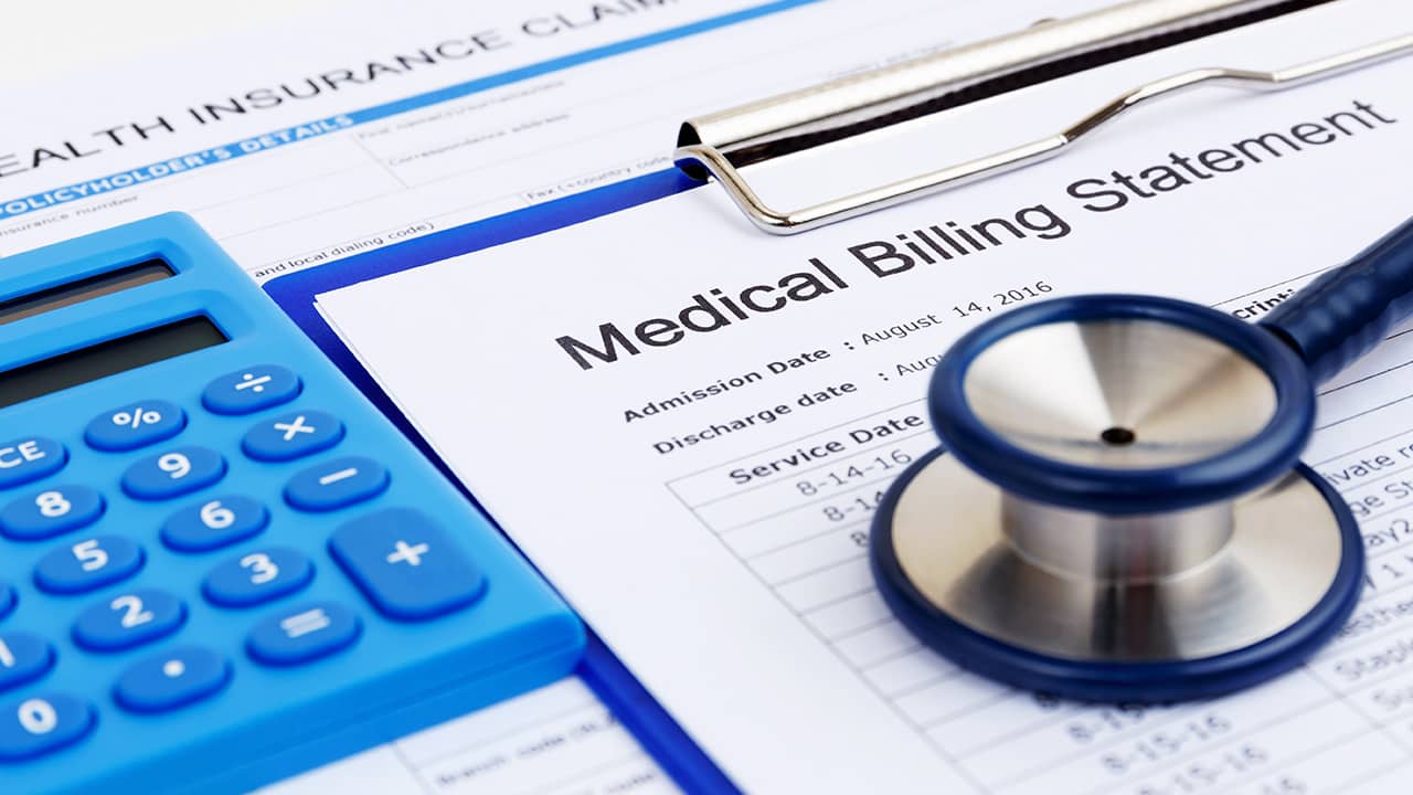 Photo of medical bill