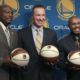 Photo of Mitch Richmond, Chris Mullin and Tim Hardaway
