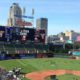 Photo of scoreboard at MLB All-Star Game in Cleveland