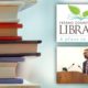 Composite of new Fresno County Librarian Raman Bath, books and the library logo