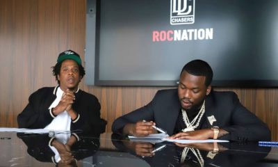 Photo of Jay-Z and Meek Mill