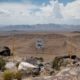 Photo of signs near the crest of Yucca Mountain in Mercury, Nv.