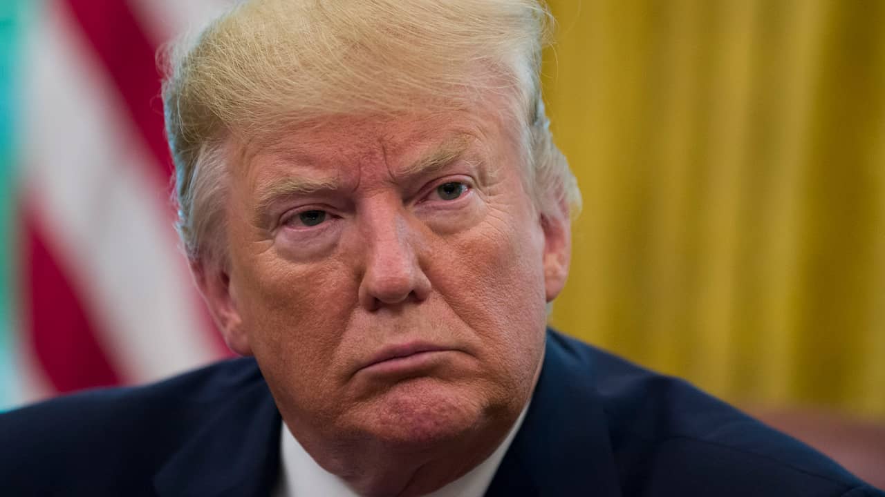 Photo of President Donald Trump in the Oval Office