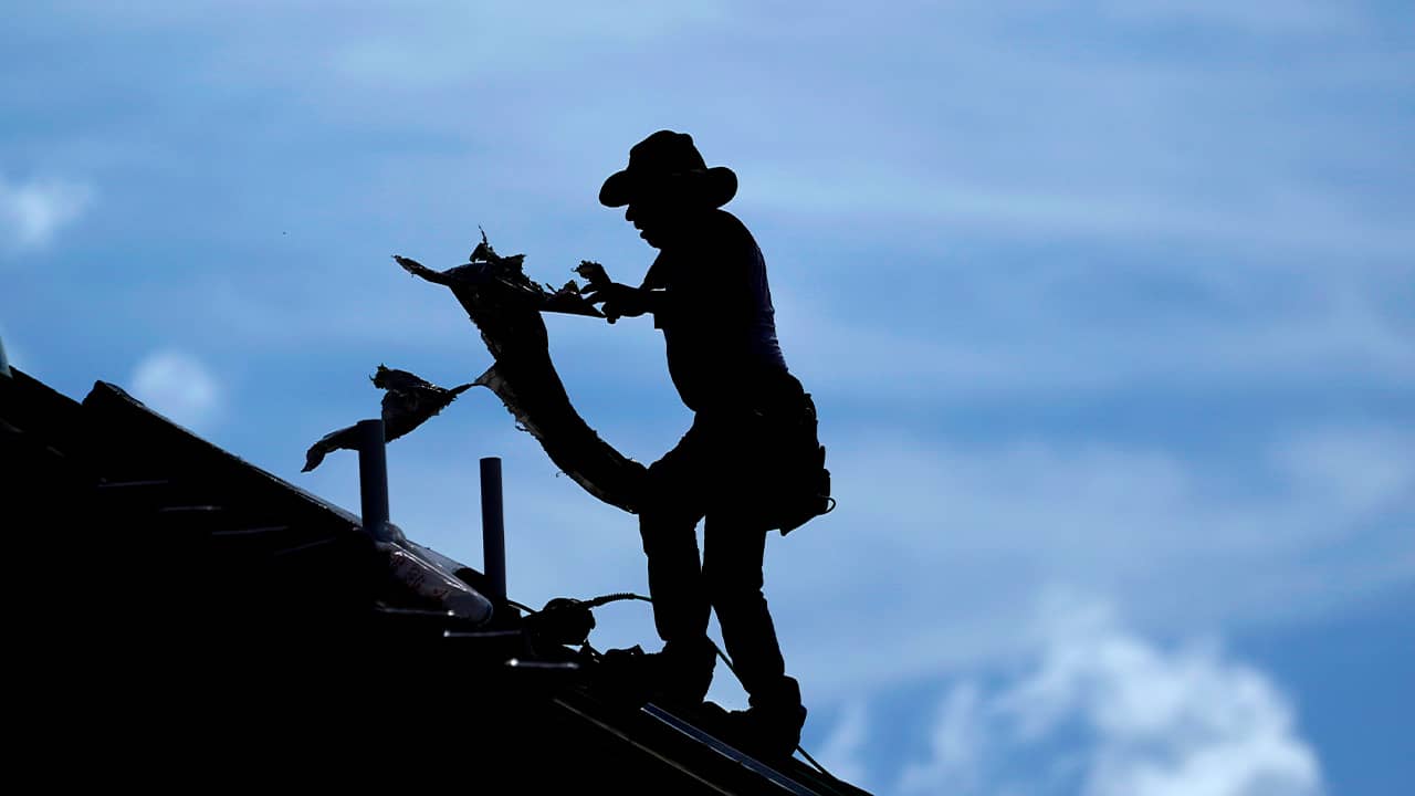 Photo of roofer