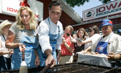 Photo of Mitt Romney at the Iowa State Fair in 2007