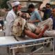 Photo of a wounded man