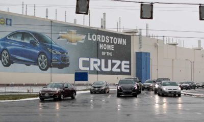 Photo of an ad for the Chevy Cruze
