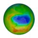 Photo of a hole in the ozone layer