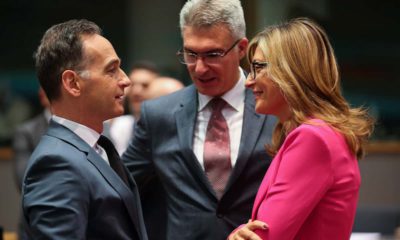 Photo of Foreign Minister Heiko Maas and Foreign Minister Ekaterina Zaharieva and Foreign Minster Carmelo Abela