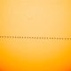 Photo of the planet Mercury passing directly between the sun and Earth on May 9, 2016