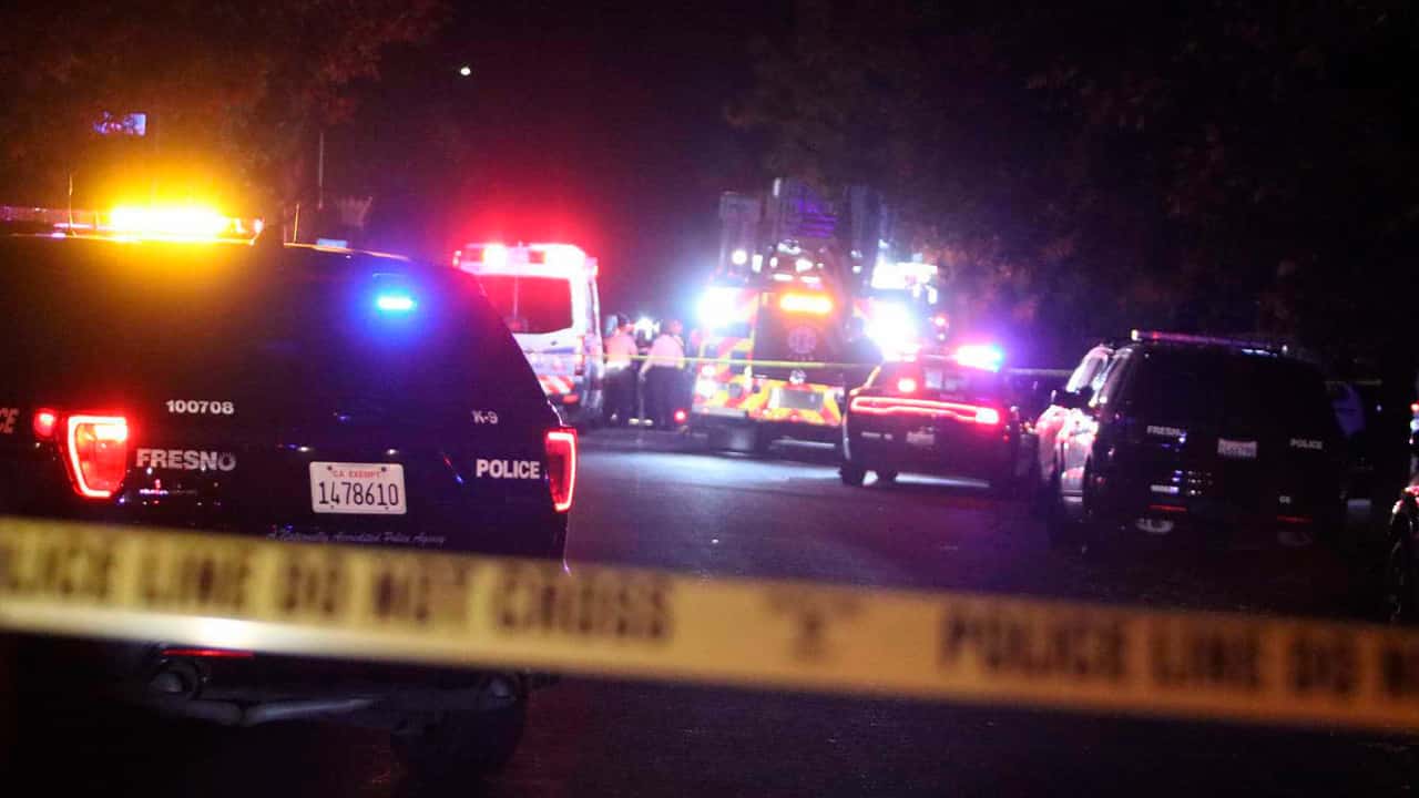 Photo of Fresno mass shooting scene