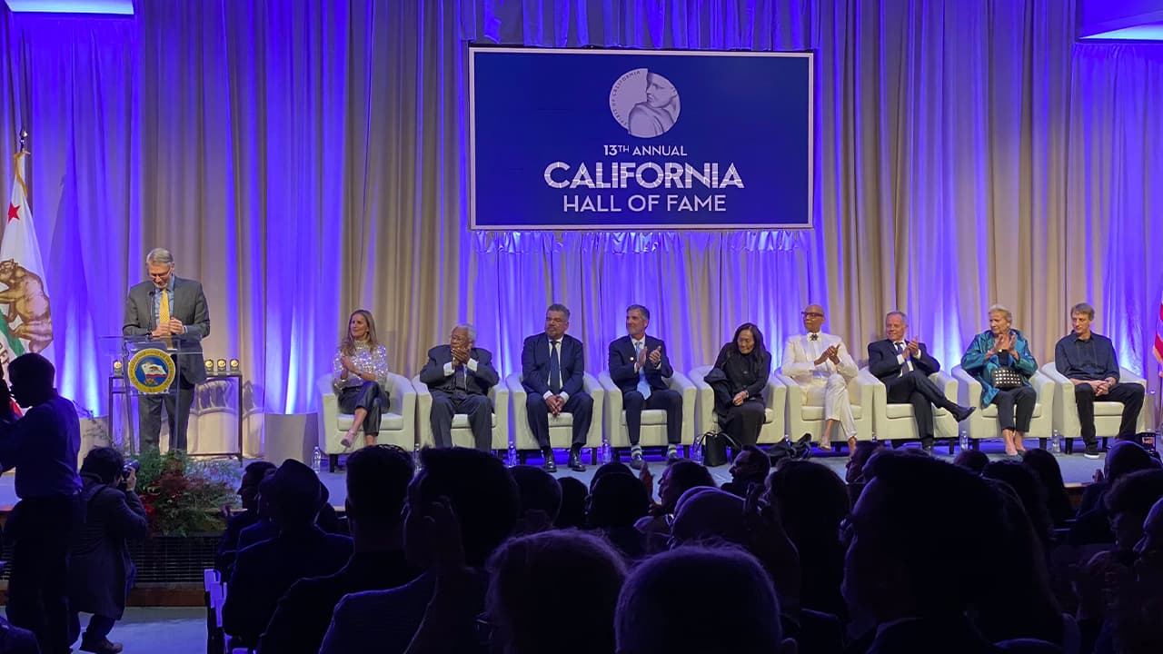 Photo of California Hall of Fame inductees