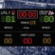 Photo of scoreboard final score Fresno State vs. UNLV