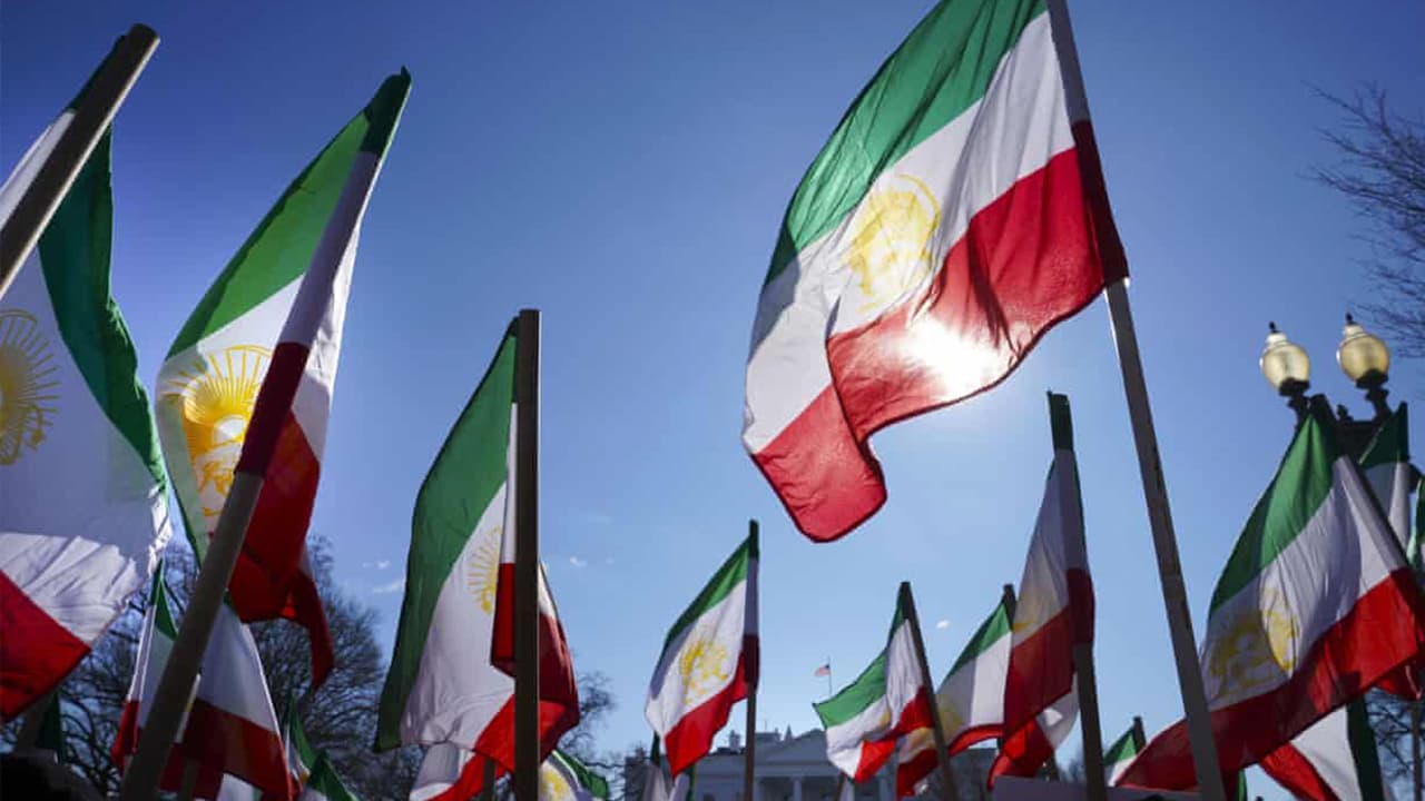 Photo of Iran flags