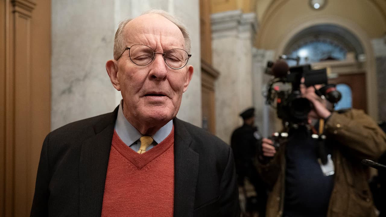 Photo of Republican Sen. Lamar Alexander of Tennessee