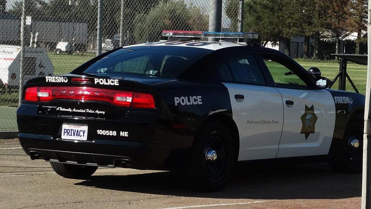 Photo of a Fresno Police car