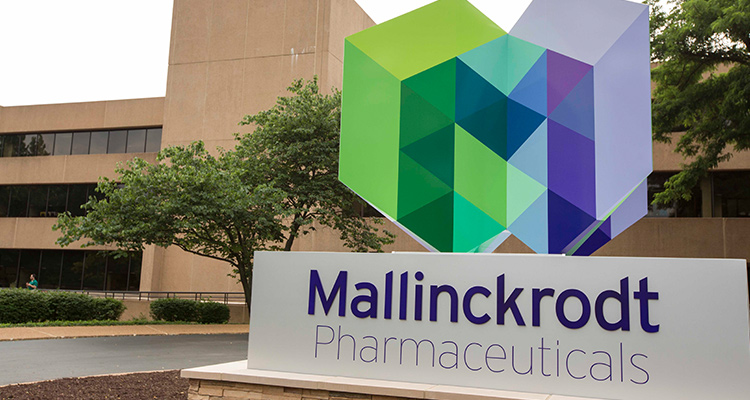 Photo of the exterior of the Mallinckrodt Pharmaceuticals office