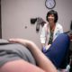 Photo of a nurse practitioner and a nurse practitioner student during an office visit
