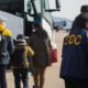Photo of evacuees from China Arriving in California