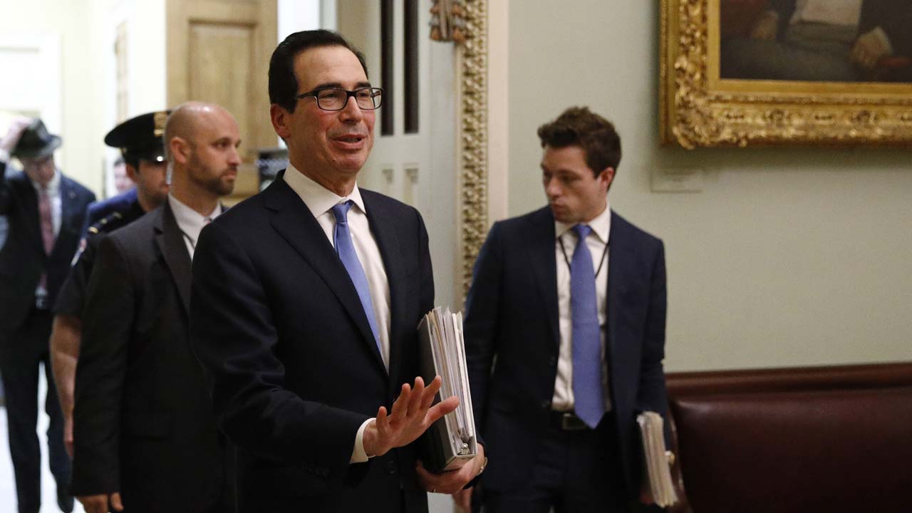 Photo of Treasury Secretary Steve Mnuchin