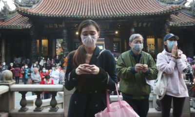 Photo of people wearing face masks in Taiwan