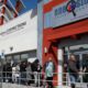 People waiting in line for help with unemployment benefits