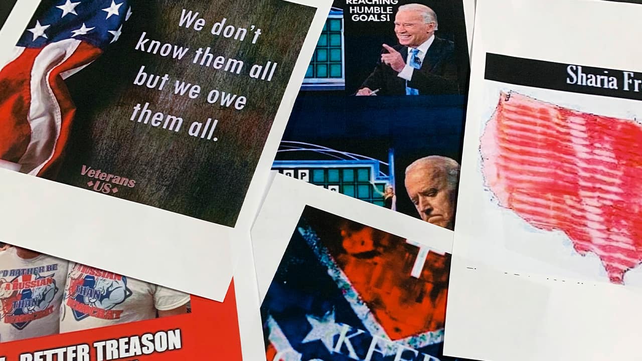 Photo of a collection of election-related Instagram posts
