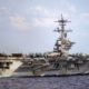 Photo of the aircraft carrier USS Theodore Roosevelt