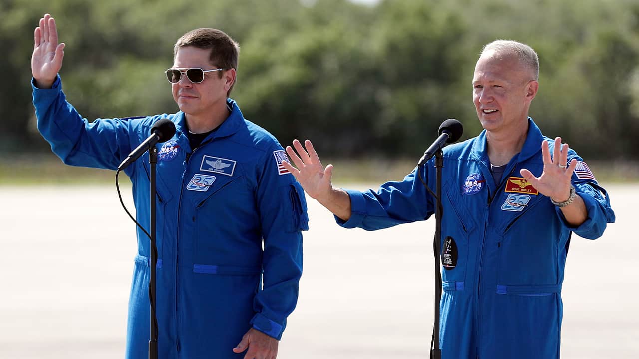 Photo of astronauts