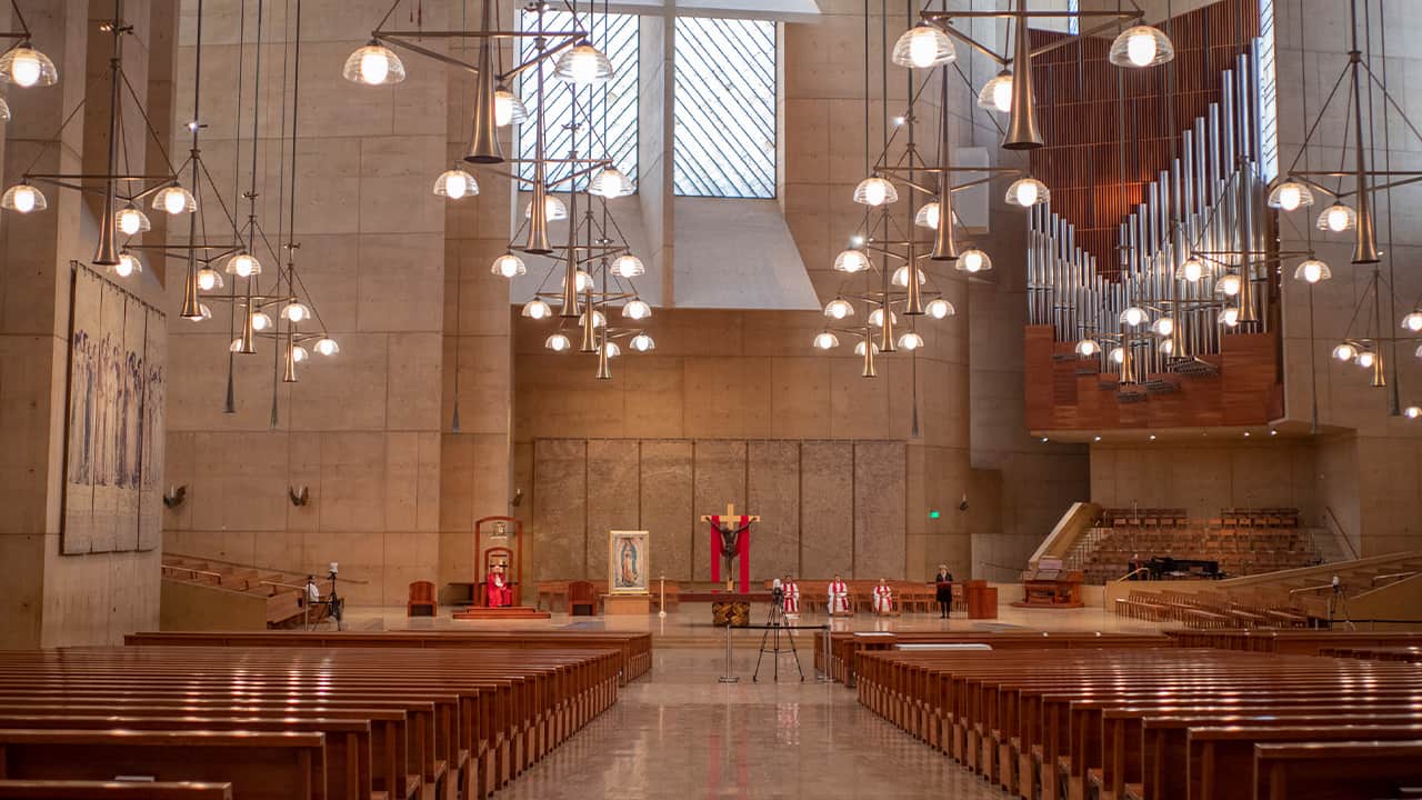 Photo of an empty church
