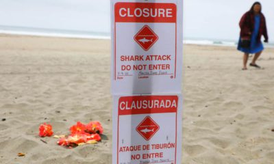 Photo of a closure sign