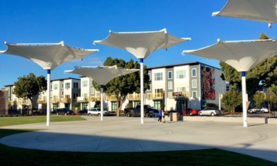 Photo of the Cultural Arts District Park in downtown Fresno, California