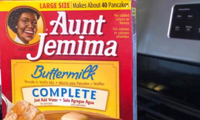 Photo of a box of pancake mix