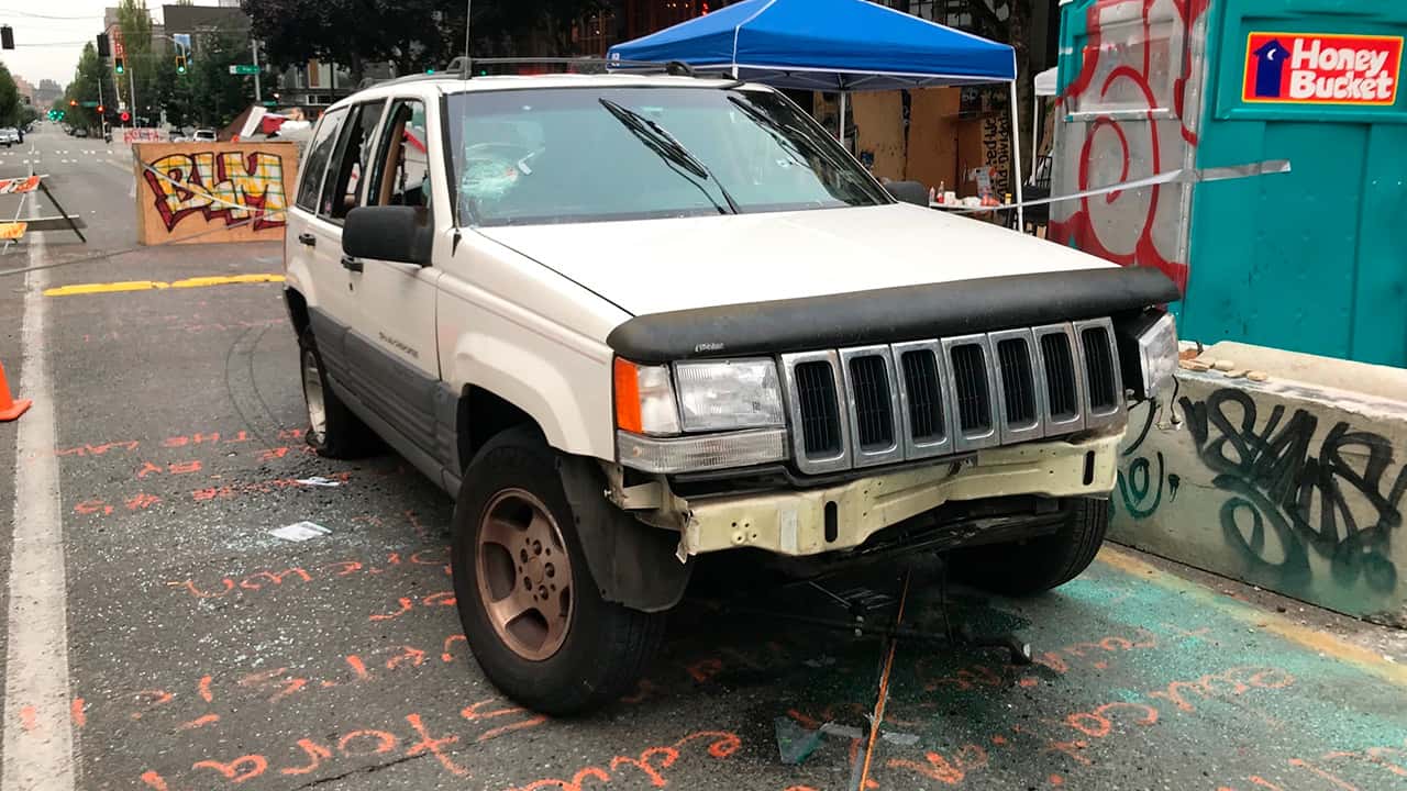 Photo of a car in Seattle
