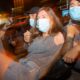 Photo of a protester in Israel