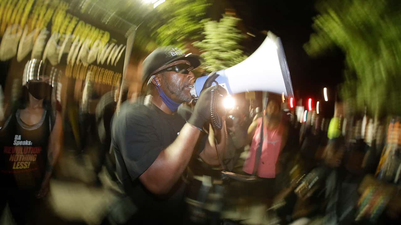 Photo of protests in Portland