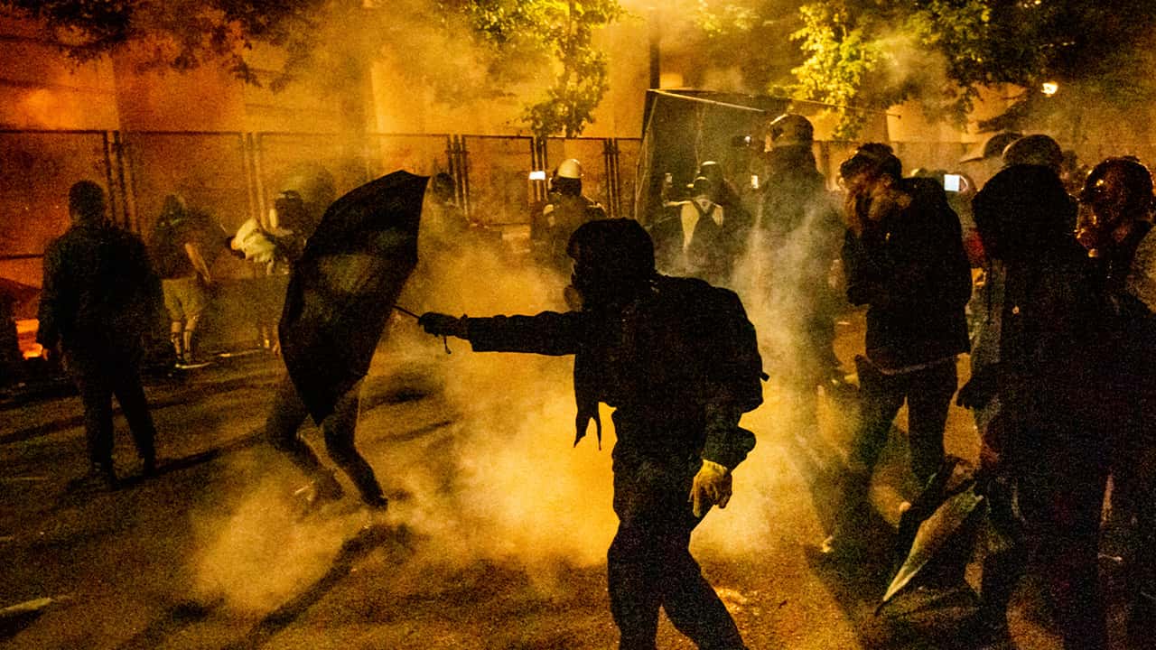 Photo of Portland protesters