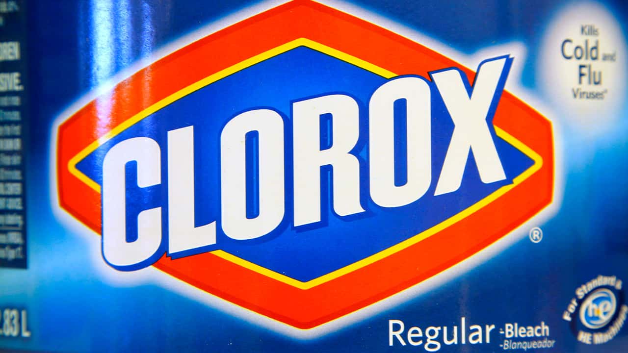 Photo of a Clorox label