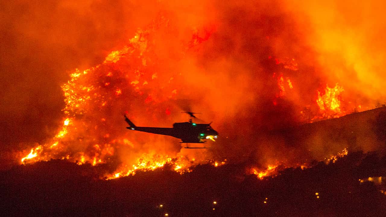 Photo of the Creek Fire