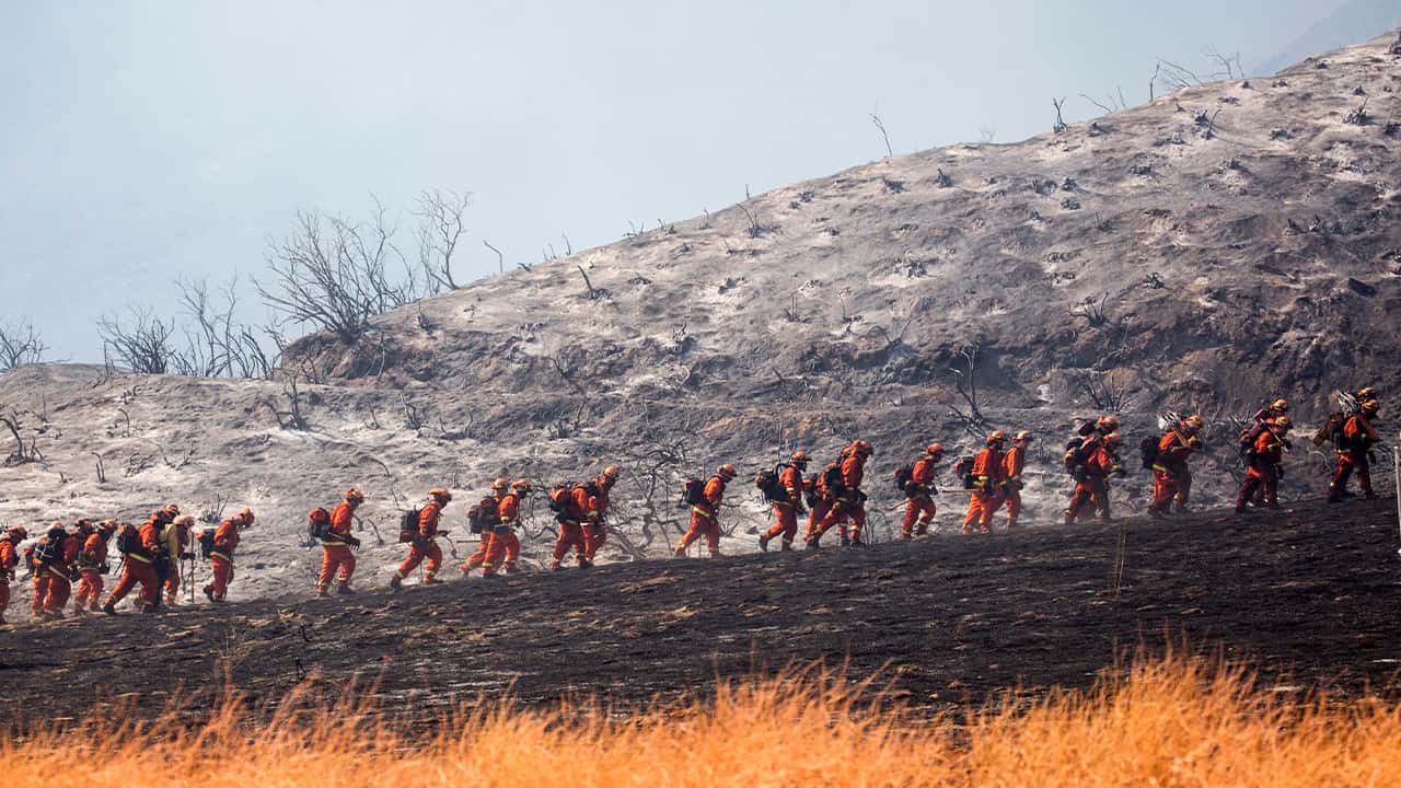 Photo of firefighters